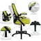 Flash Furniture Office Chair, Mesh, Green HL-0016-1-BK-GN-GG - alternate 2